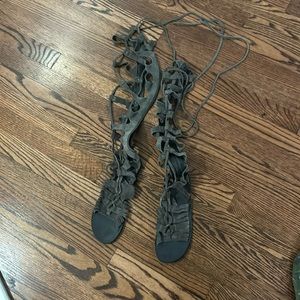 free people size 38 gladiator flat sandals. Never worn.